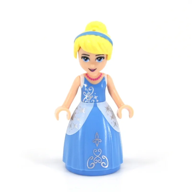 Cinderella - Bright Light Blue Ball Gown — minifigurine LEGO | Brick Broker