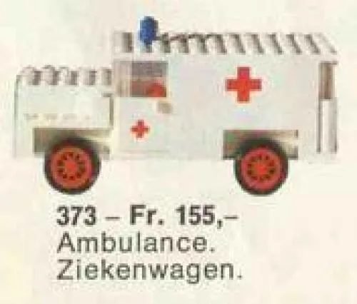 LEGO 373 Ambulance - prix et où acheter | Brick Broker