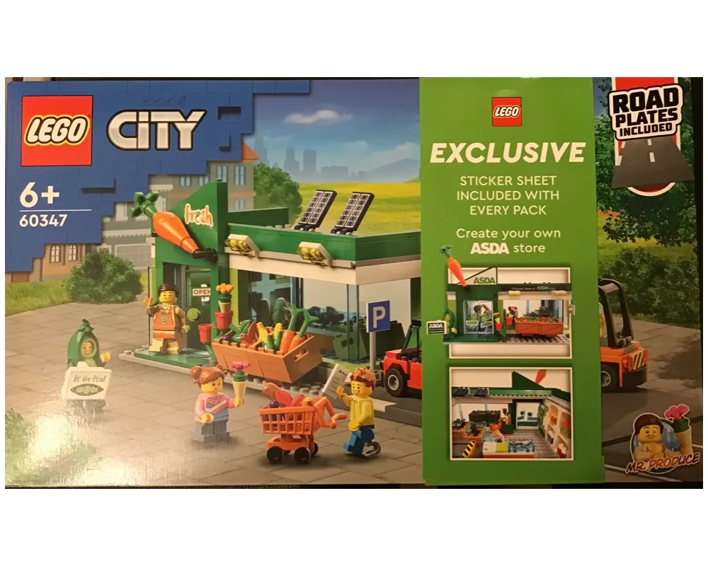 LEGO 60347 Magasin d'Épicerie ASDA - prix | Brick Broker