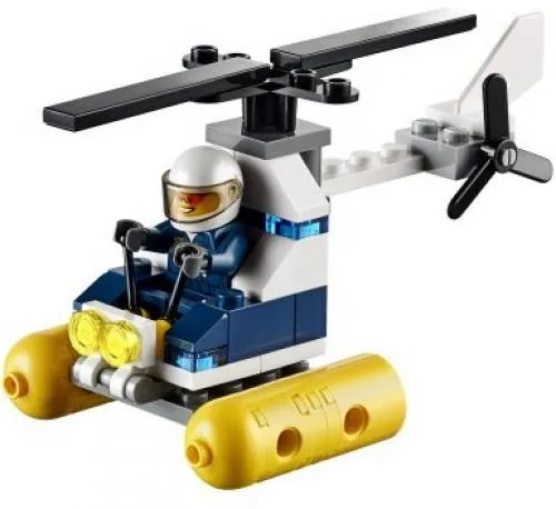 LEGO 30311 Hélicoptère de police des marais - prix | Brick Broker
