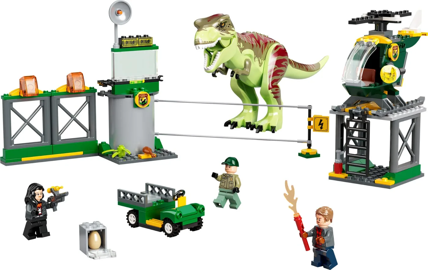 LEGO 76944 Évasion du dinosaure T. rex - prix | Brick Broker