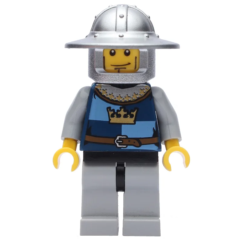 Knight, Dark Blue, Wide Brim Helmet, Cheek Li… — minifigurine LEGO | Brick Broker