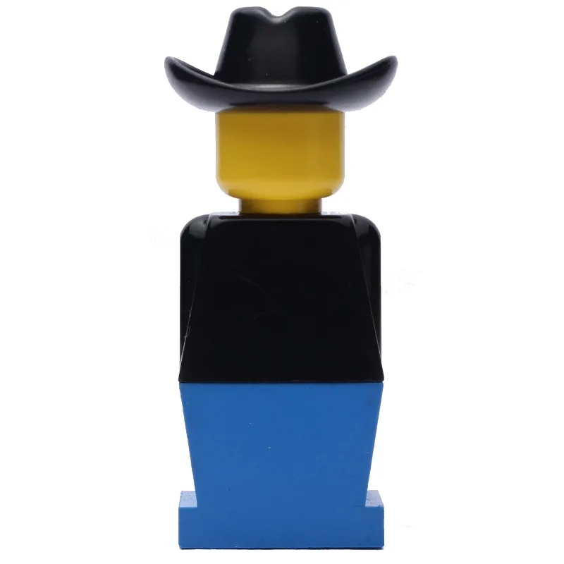 LEGOLAND Black Torso, Blue Legs, Black Cowboy… — minifigurine LEGO | Brick Broker
