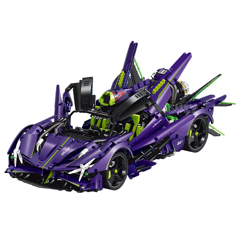 JIESTAR Kit de modèle d'hypercar de piste électrodéposée GULY 1:8 (JS-10614) - prix | Brick Broker