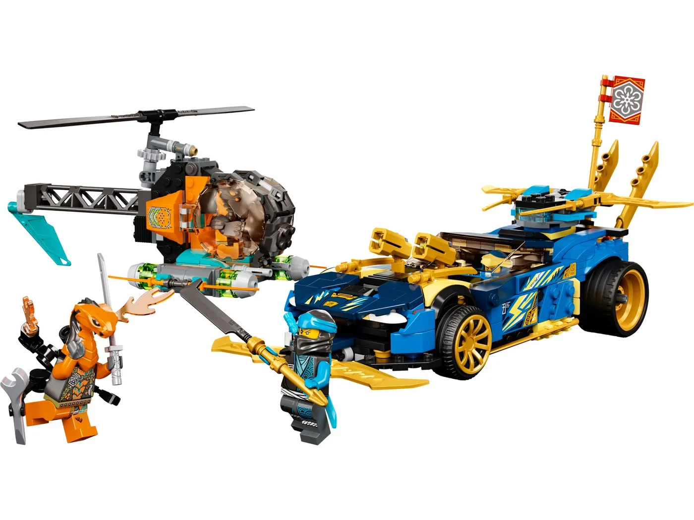 LEGO 71776 La voiture de course EVO de Jay et Nya - prix | Brick Broker