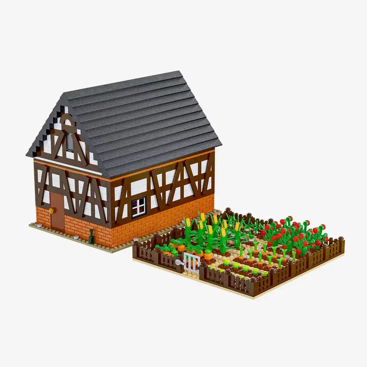 BlueBrixx Petite grange en bois avec potager (BB-109959) - prix | Brick Broker