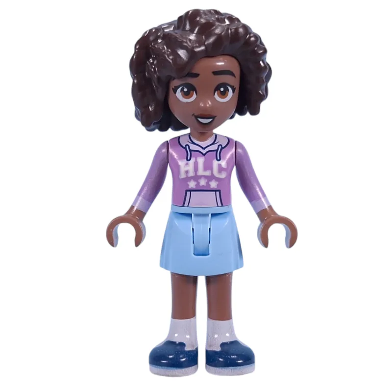 Aliya - Lavender Top, Bright Light Blue Skirt — minifigurine LEGO | Brick Broker