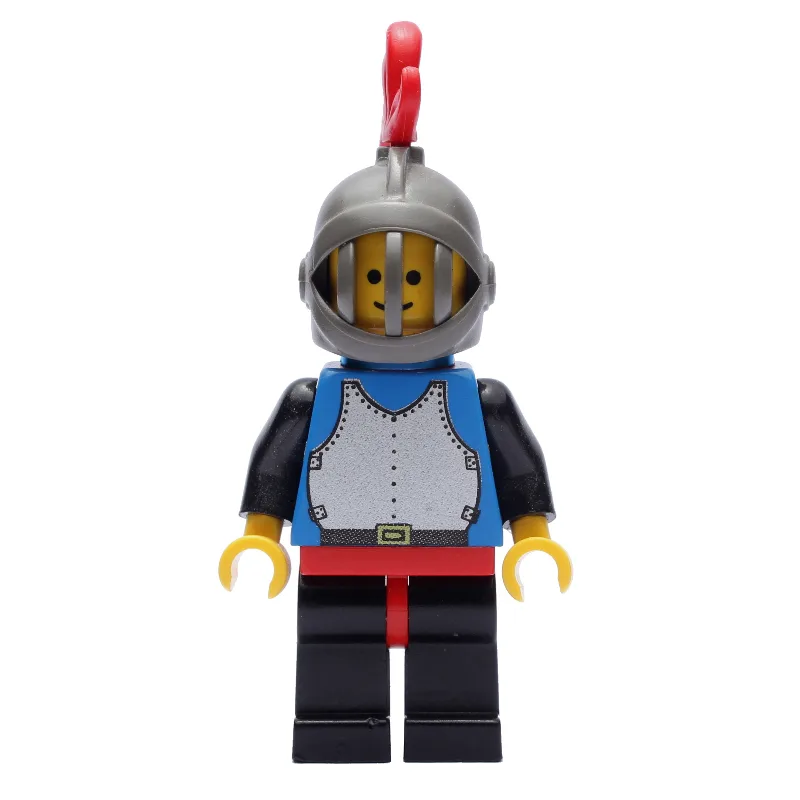 Knight (Breastplate on Blue) - Black Legs, Da… — minifigurine LEGO | Brick Broker