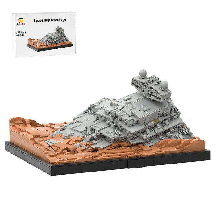 LesDiy Épave de l'ISD Inflictor sur Jakku (LESDIY-3747025) - prix | Brick Broker