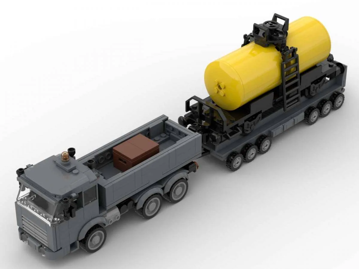 BlueBrixx Camion avec wagon-citerne (BB-102627) - prix | Brick Broker