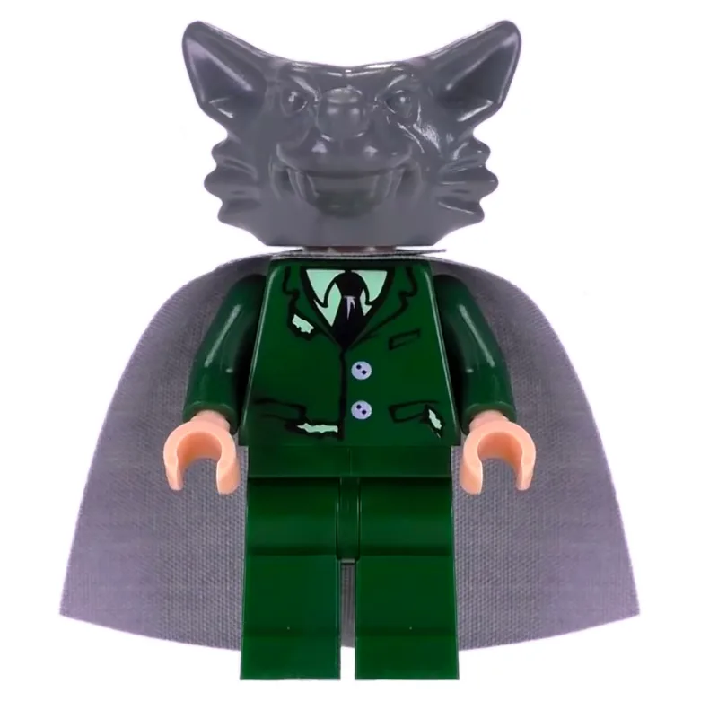 Remus Lupin, Dark Green Suit, Wolf Head — minifigurine LEGO | Brick Broker