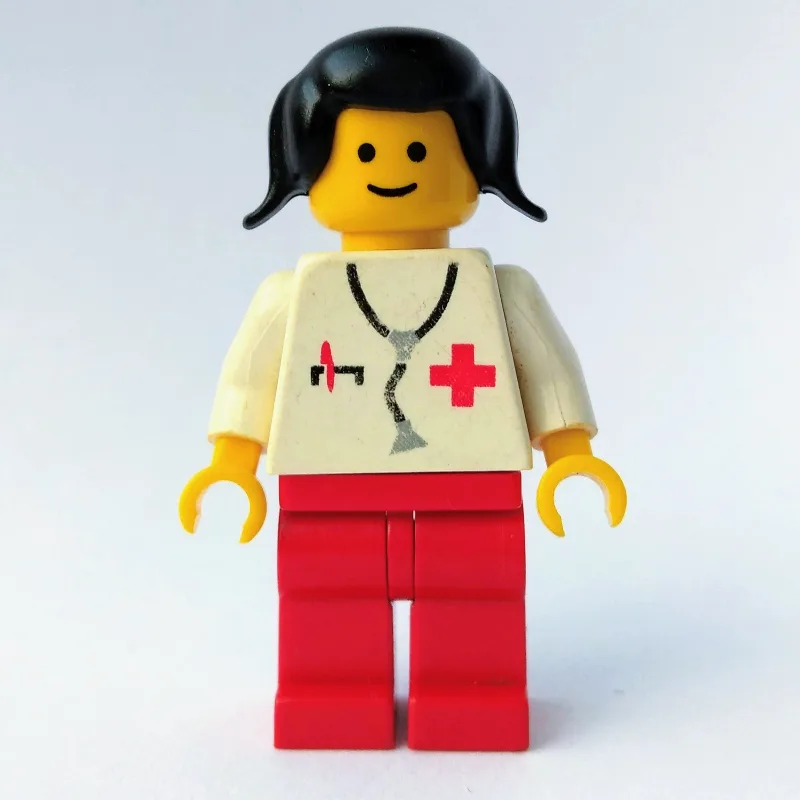 Doctor, Woman, White Torso with Stethoscope a… — minifigurine LEGO | Brick Broker