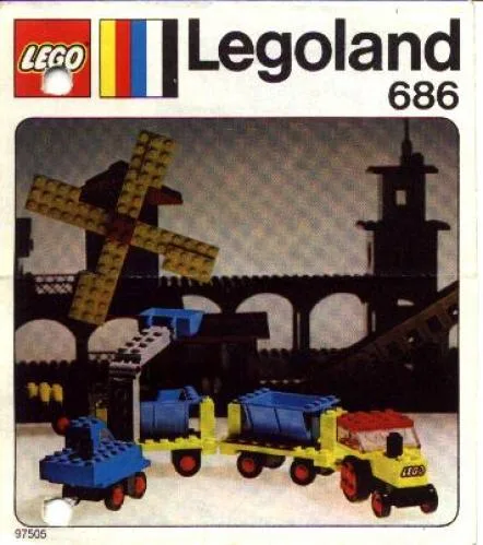 LEGO 686 Pelleteuse et bennes - prix et où acheter | Brick Broker