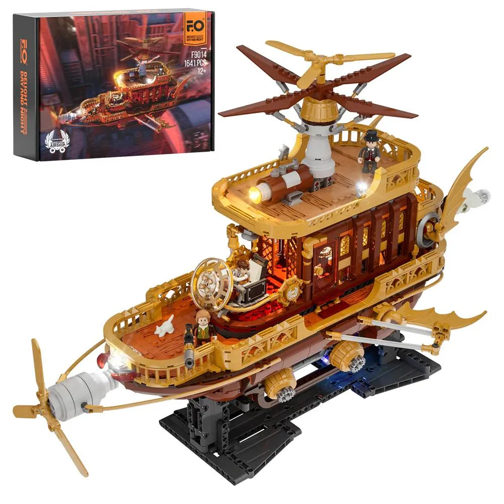 Lumibricks Dirigeable Steampunk - Attrape-lumière (LUMI-F9014) - prix | Brick Broker