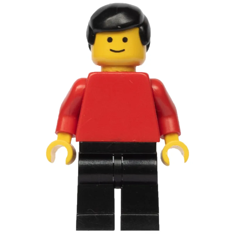 Man - Red Torso, Black Legs — dans quels sets LEGO ? (fig-004400) | Brick Broker