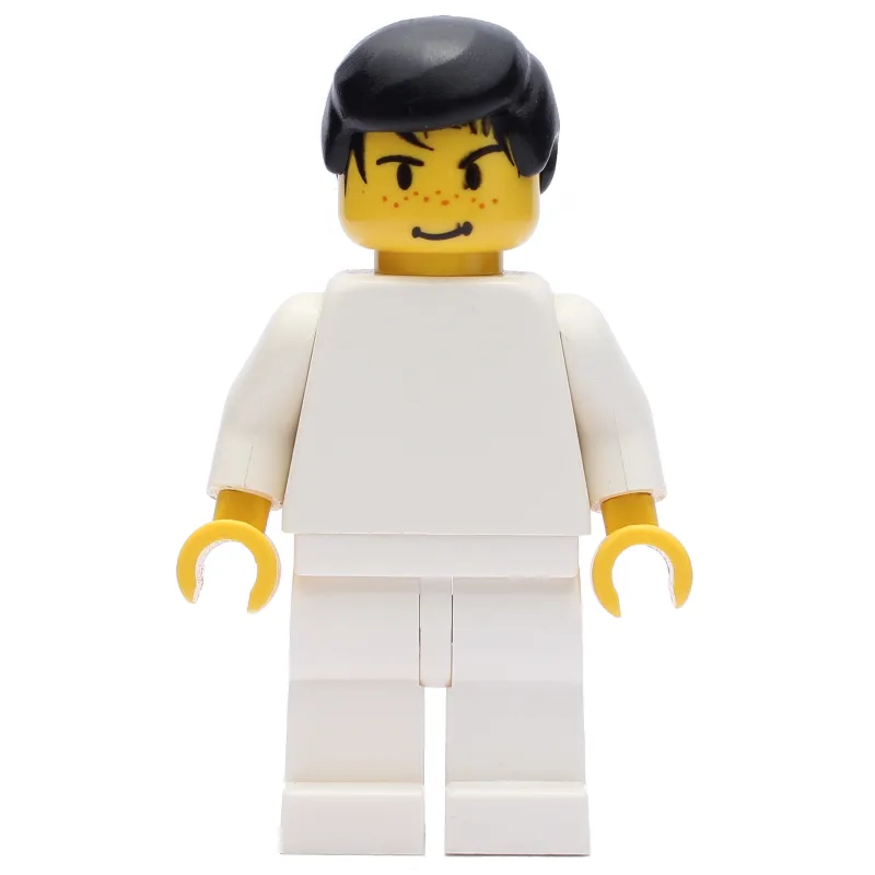 Soccer Player White Torso, White Legs 1 — minifigurine LEGO | Brick Broker