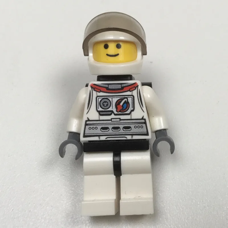 Astronaut - White Torso and Legs, Black Backp… — minifigurine LEGO | Brick Broker