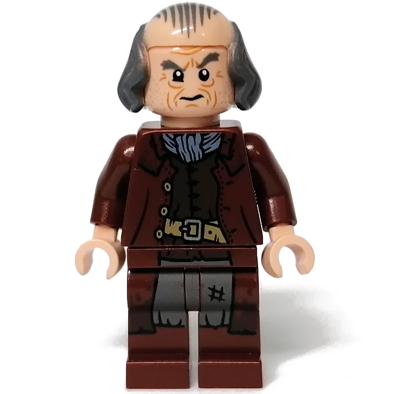 Argus Filch, Bald on Top, Reddish Brown Outfit — minifigurine LEGO | Brick Broker