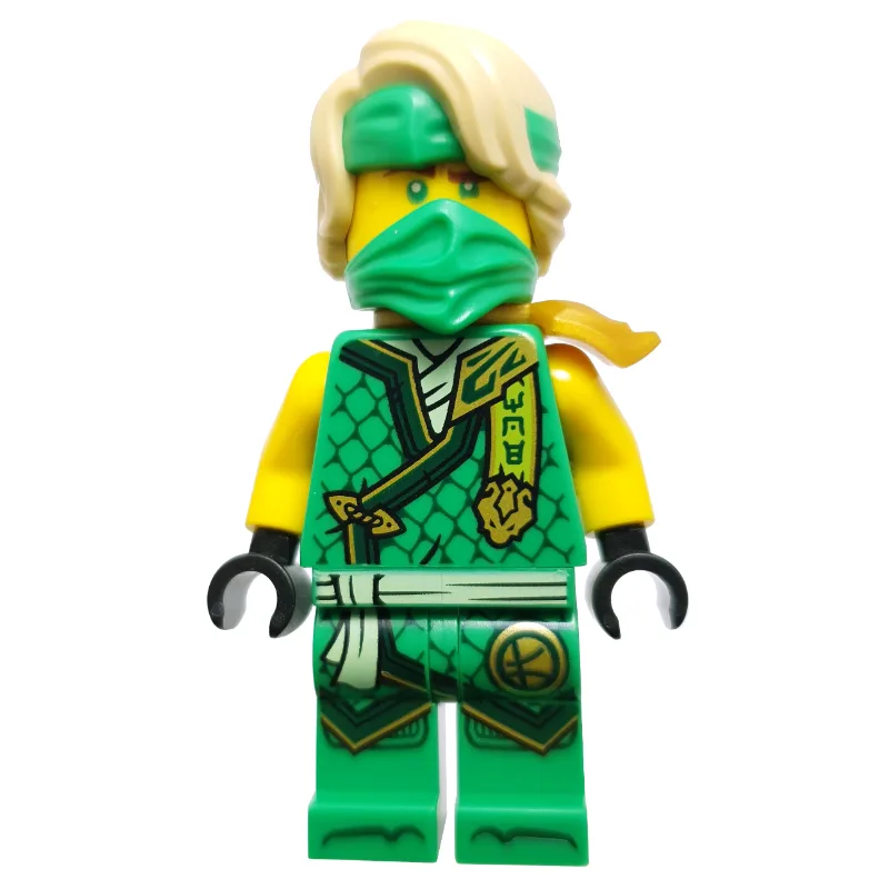 Lloyd, Bright Green Robes, Hair, Shoulder Gua… — minifigurine LEGO | Brick Broker