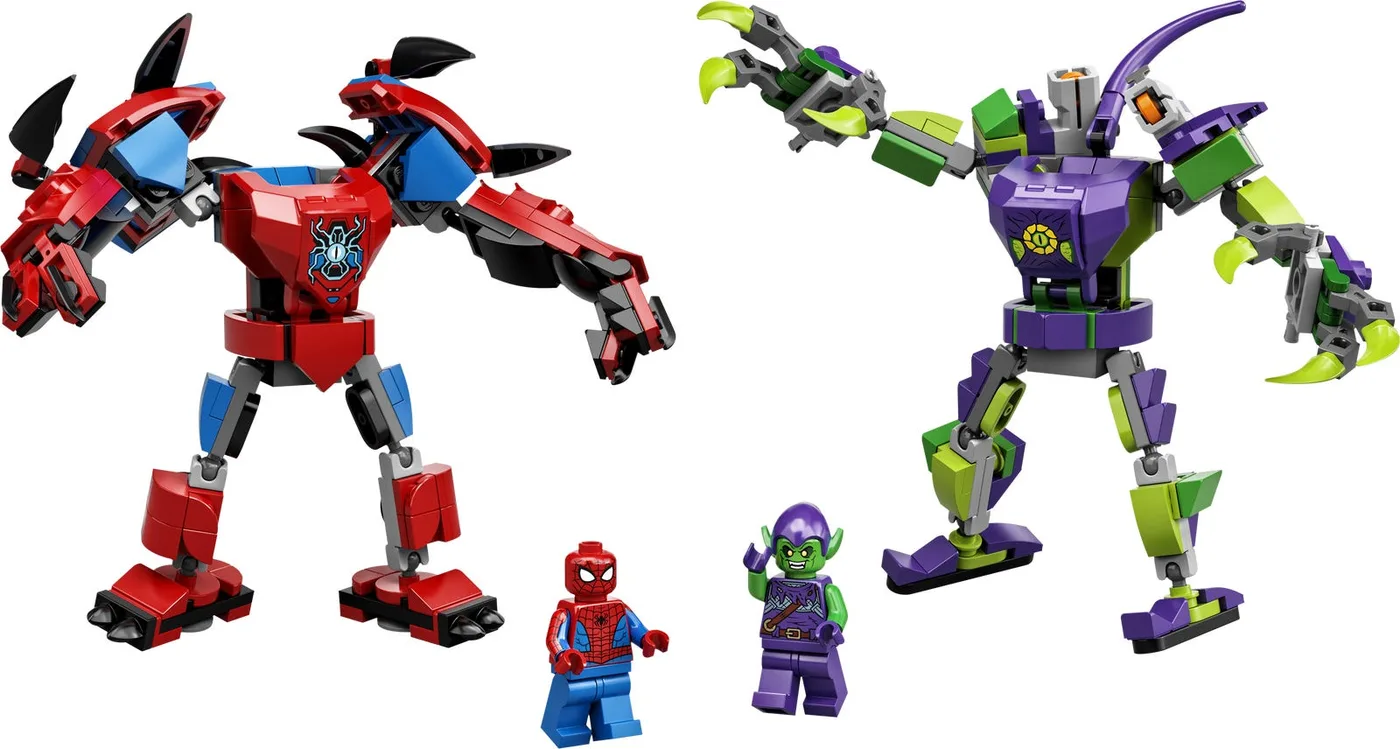 LEGO 76219 Le combat des robots de Spider-Man et du Bouffon Vert - prix | Brick Broker