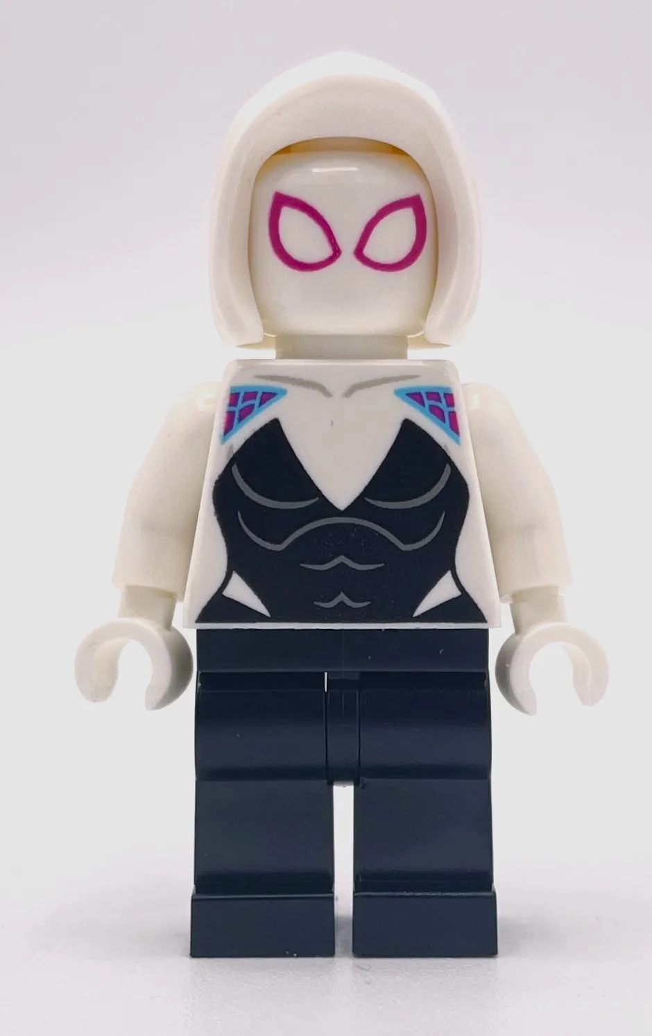 Ghost-Spider / Spider-Gwen, Open Front Hood,… — minifigurine LEGO | Brick Broker