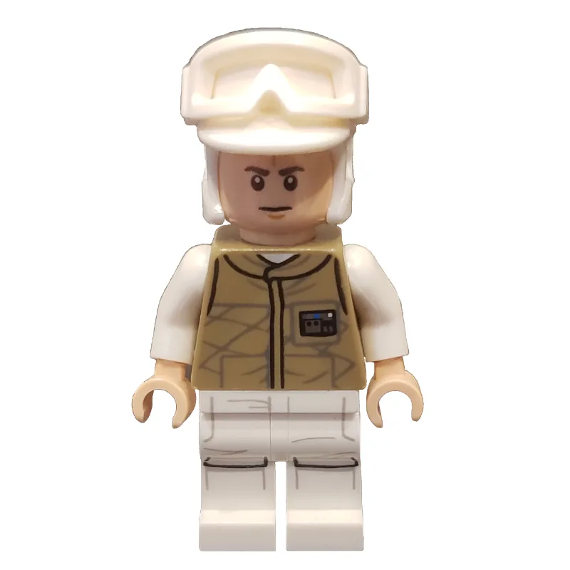 Rebel Trooper in Hoth Uniform, White Hat, Dar… — minifigurine LEGO | Brick Broker