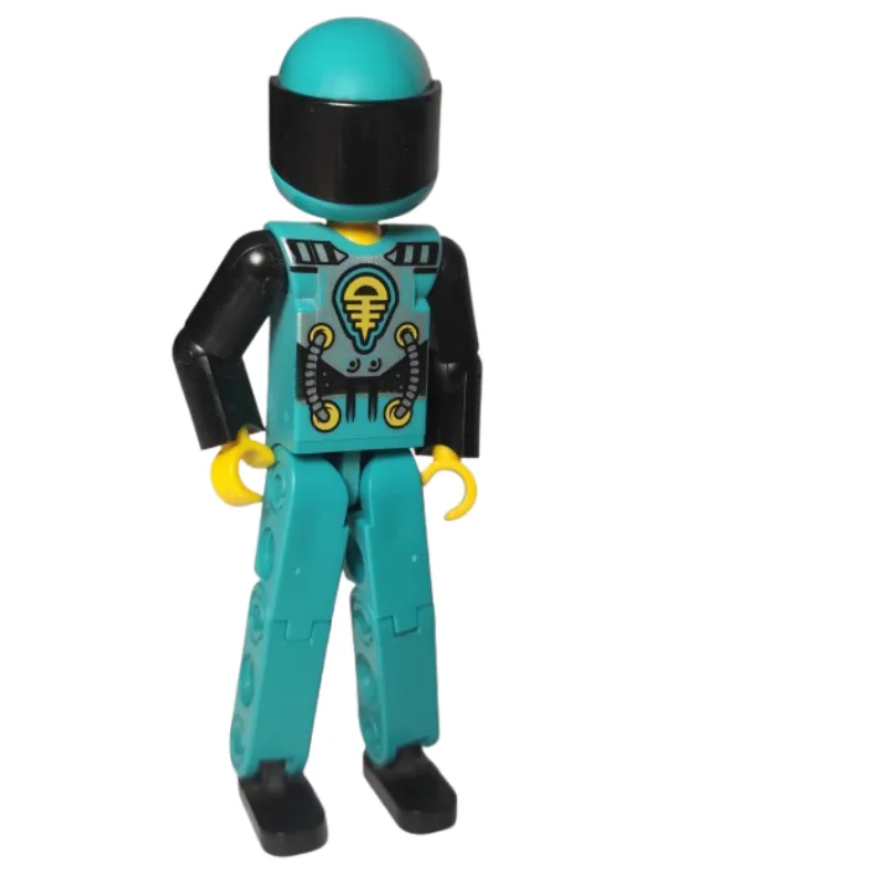 Dark Turquoise Cyber Strikers Driver — dans quels sets LEGO ? (fig-015266) | Brick Broker