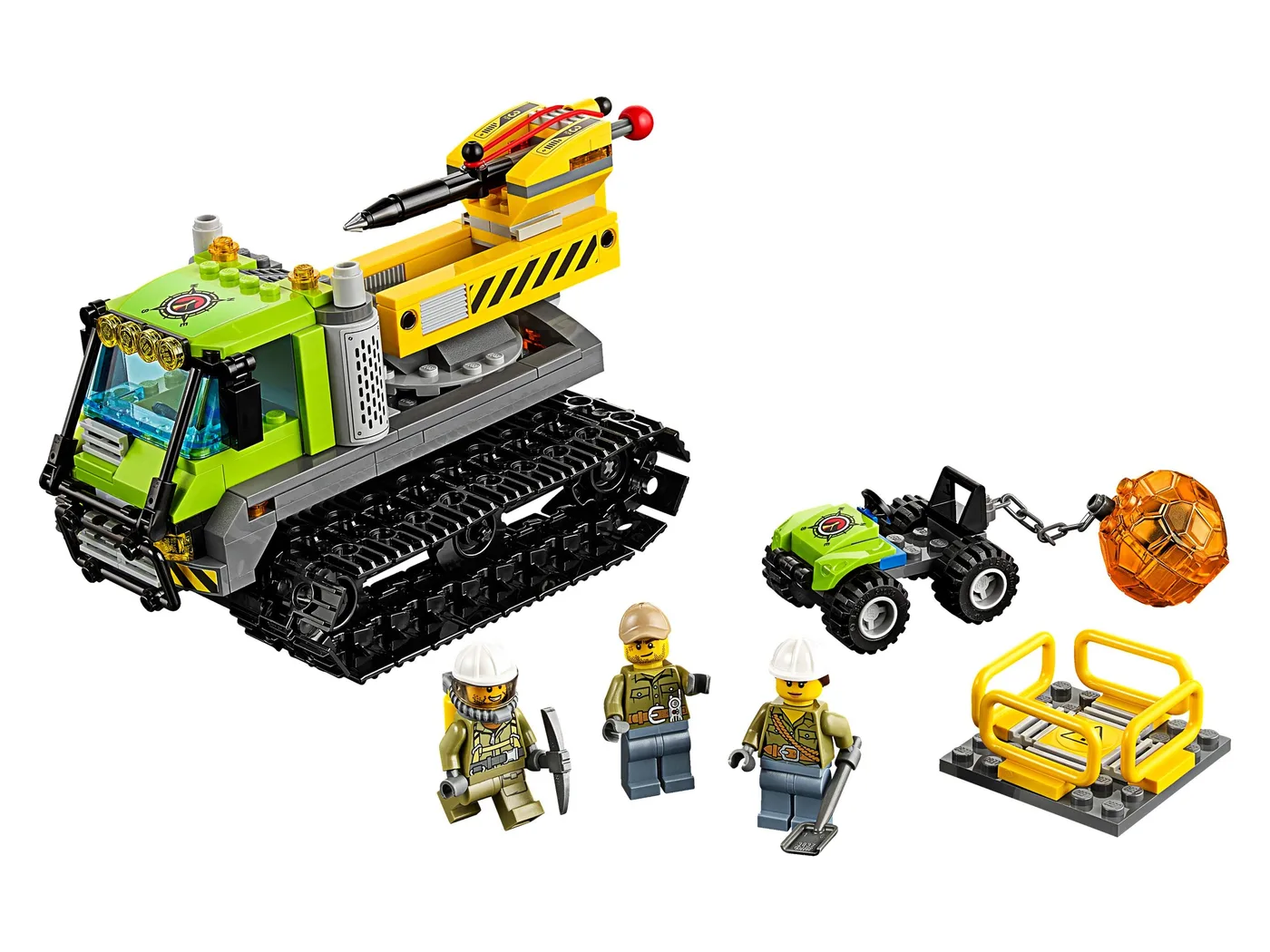 LEGO 60122 La chenille du volcan - prix et où acheter | Brick Broker