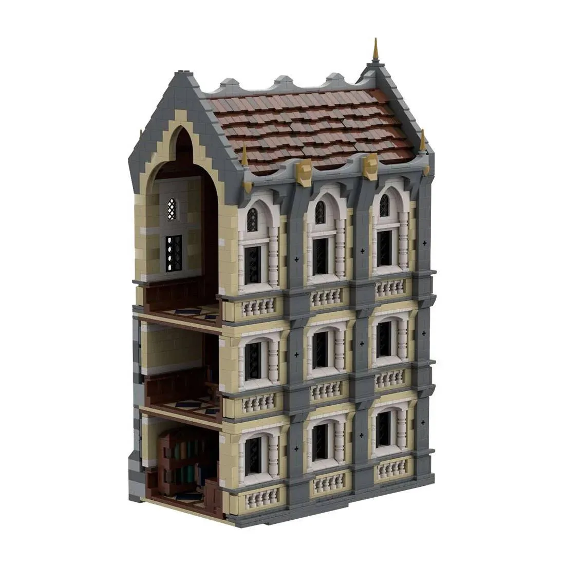 LesDiy H17 Petite Ville avec Bibliothèque, Salle à Manger et Salle d'Exercice (LESDIY-3453794) - prix | Brick Broker