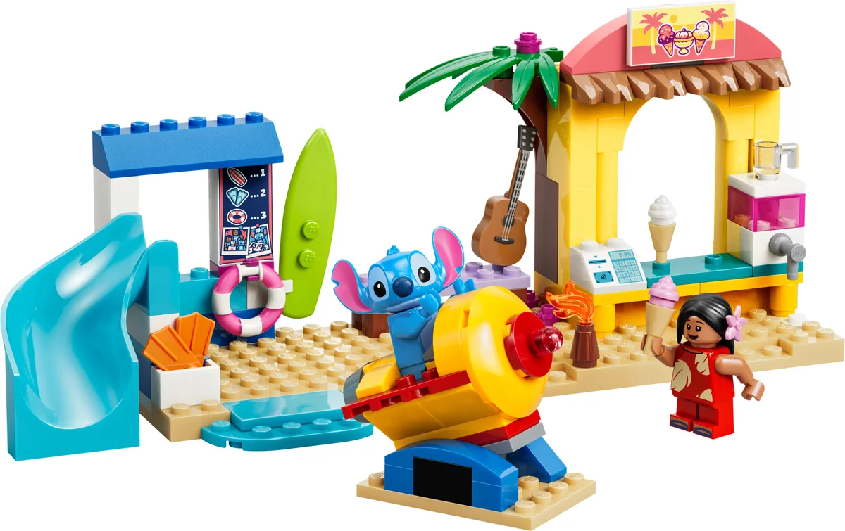 LEGO 43280 Fun à la plage avec Lilo & Stitch - prix | Brick Broker