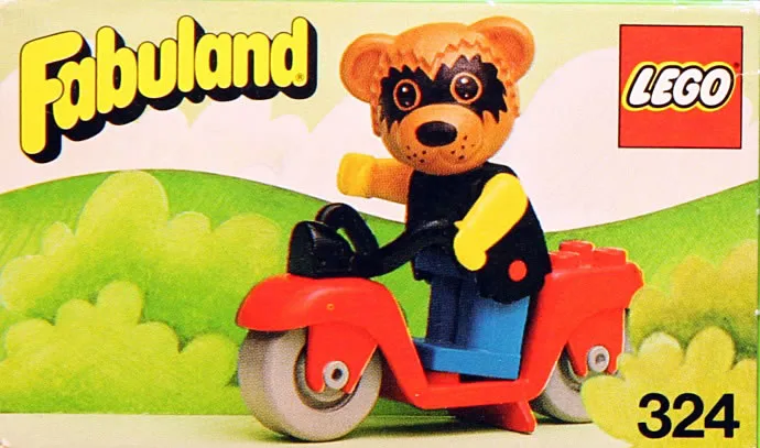 LEGO 324 Ricky le Raton Laveur sur son Scooter - prix | Brick Broker