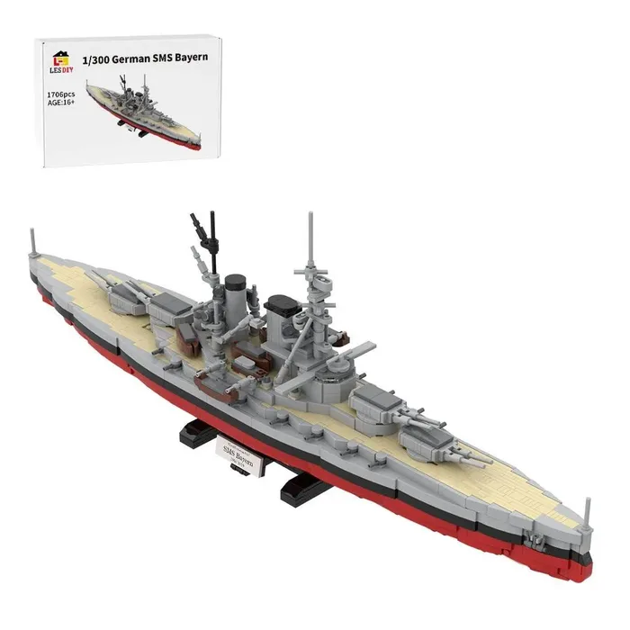 LesDiy Cuirassé classe Bayern de la marine impériale allemande (LESDIY-3672751) - prix | Brick Broker