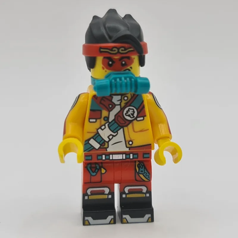 Monkie Kid, Bright Light Orange Jacket, Breat… — minifigurine LEGO | Brick Broker