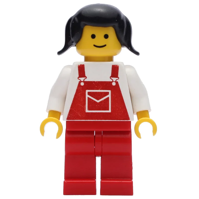 Woman, Red Overalls, Black Hair — dans quels sets LEGO ? (fig-008210) | Brick Broker