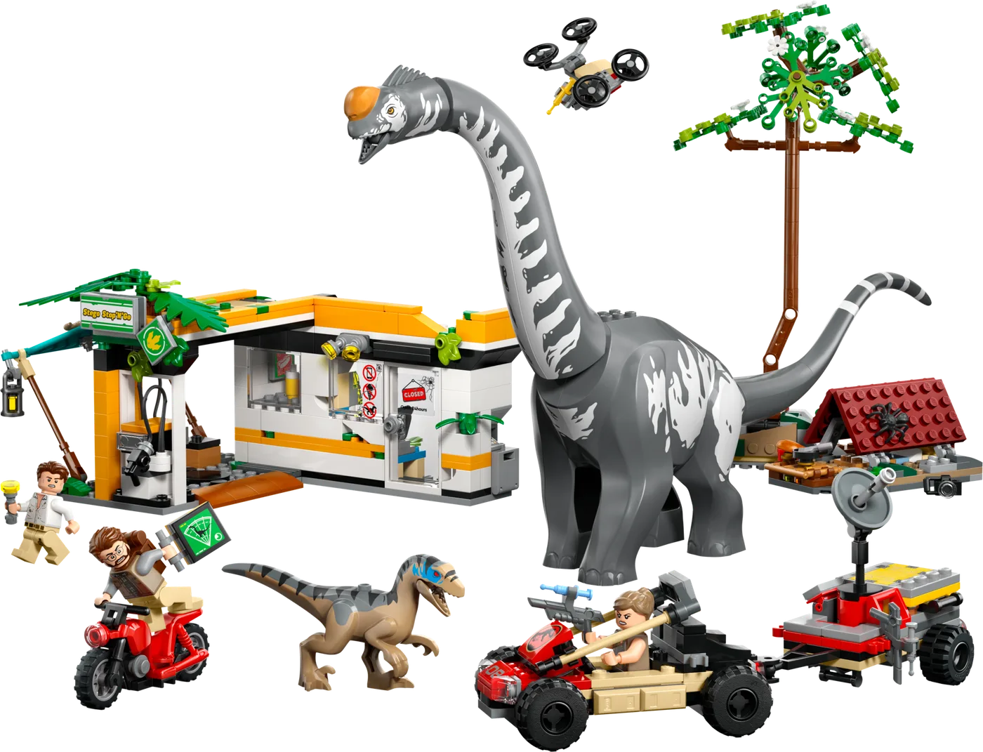 LEGO 76973 Mission de suivi du raptor et du Titanosaurus - prix | Brick Broker
