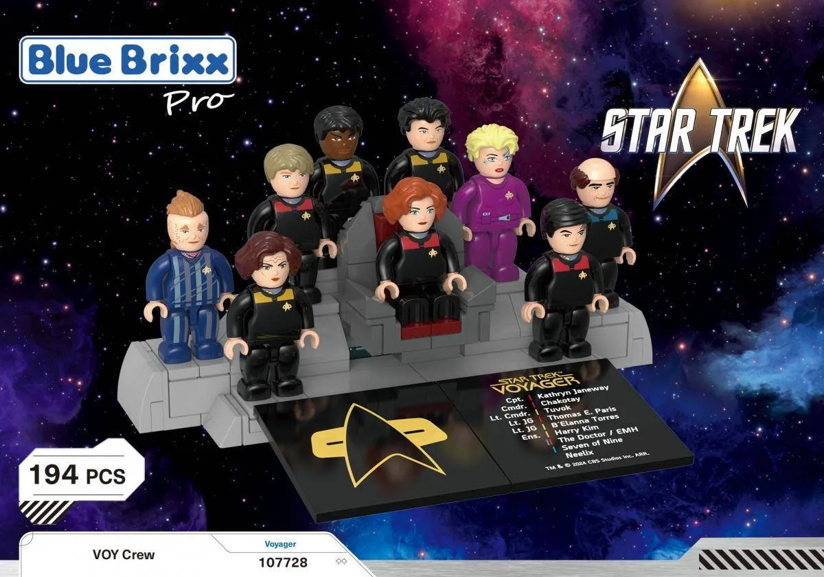 BlueBrixx Pack de minifigurines STAR TREK Voyager (BB-107728) - prix | Brick Broker