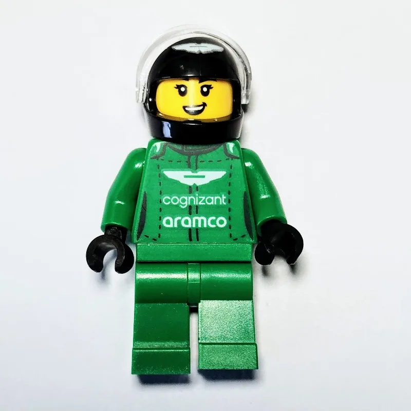 Race Driver - Green Suit, Aston Martin, Black… — minifigurine LEGO | Brick Broker