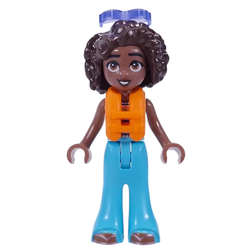 Aliya - White Shirt, Medium Azure Pants, Sung… — minifigurine LEGO | Brick Broker