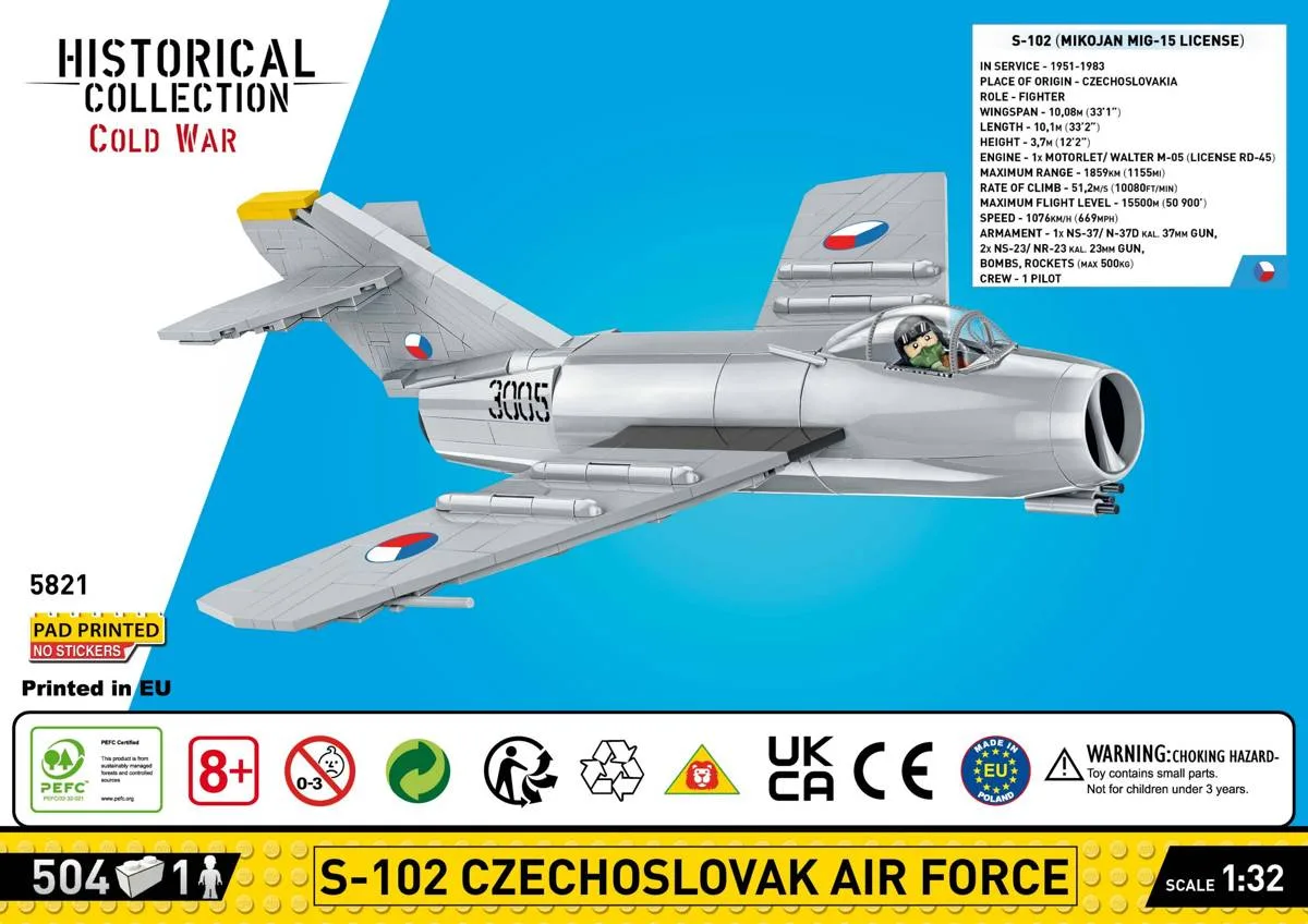 COBI S-102 Force aérienne tchécoslovaque (COBI-5821) - prix | Brick Broker