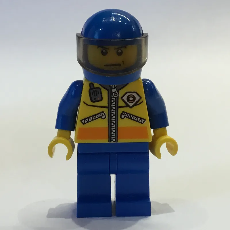 Coast Guard, Yellow Jacket with Zipper, Radio… — minifigurine LEGO | Brick Broker
