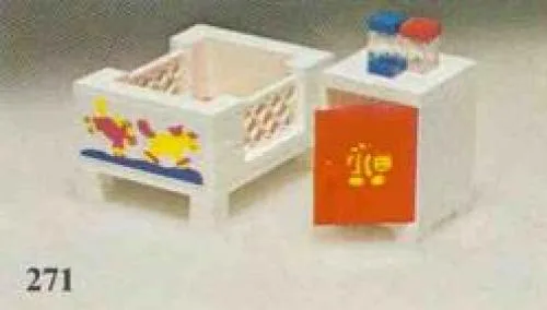 LEGO 271 Berceau et Armoire de Bébé - prix | Brick Broker