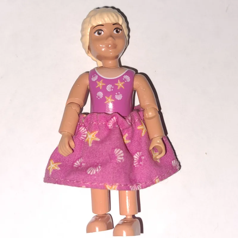 Belville Figure, Girl, Medium Dark Pink Skirt… — minifigurine LEGO | Brick Broker