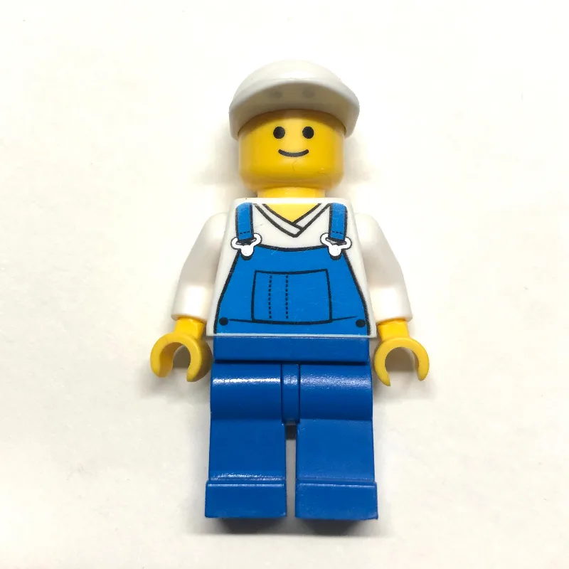 White Torso, Blue Overall, White Cap — dans quels sets LEGO ? (fig-008386) | Brick Broker
