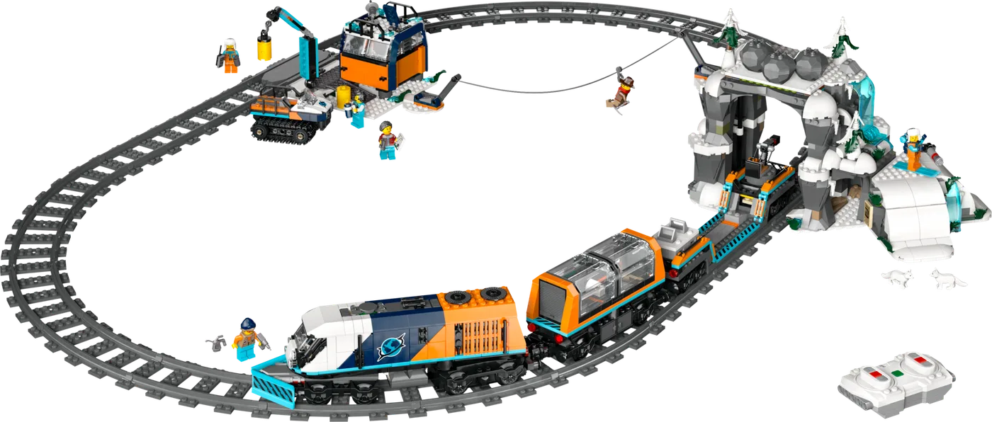 LEGO 60470 Train Polaire Express Arctique des Explorateurs - prix | Brick Broker