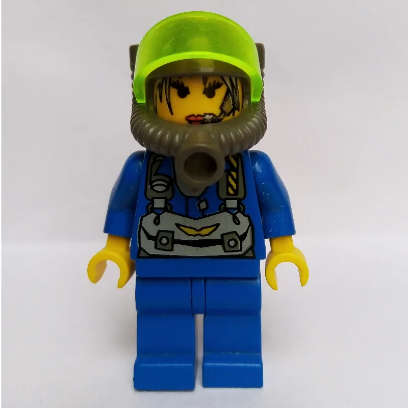 Jet, Trans-Neon Green Visor — dans quels sets LEGO ? (fig-000690) | Brick Broker