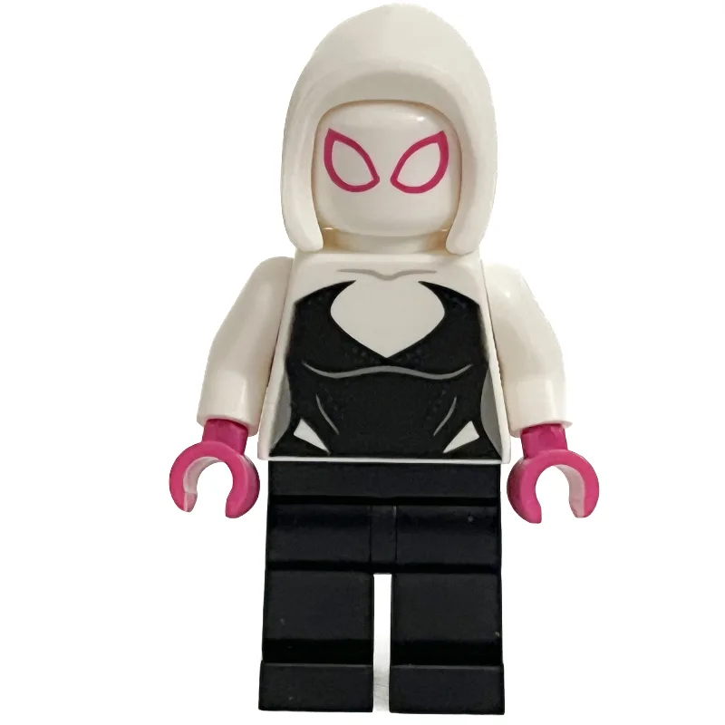 Ghost-Spider / Spider-Gwen, Open Front Hood,… — minifigurine LEGO | Brick Broker