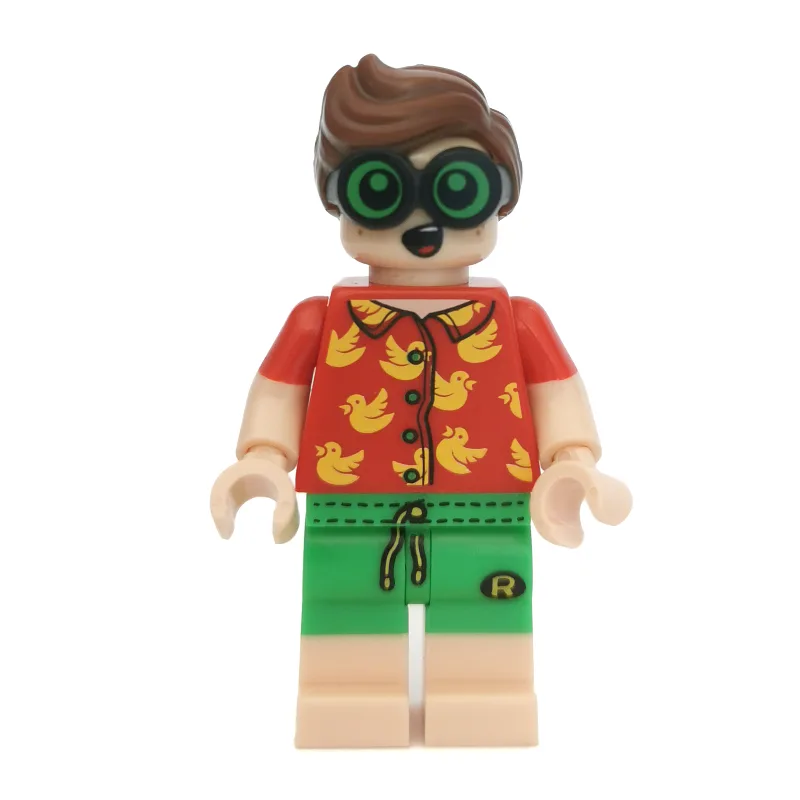 Robin in Red Shirt and Green Swim Trunks (CMF) — minifigurine LEGO | Brick Broker
