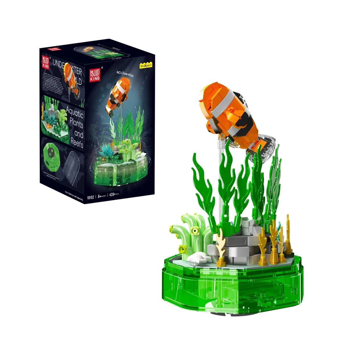 Mould King Boîte à musique Poisson-clown (MOU-10102) - prix | Brick Broker