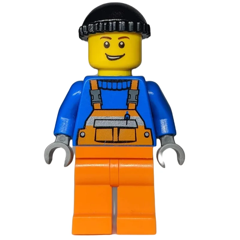 Worker with Black Hat (Docks) — dans quels sets LEGO ? (fig-002486) | Brick Broker