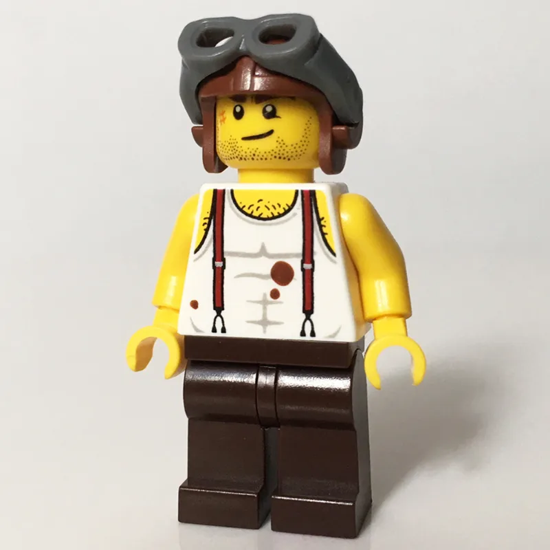 Mac McCloud with Hat and Goggles — dans quels sets LEGO ? (fig-006616) | Brick Broker